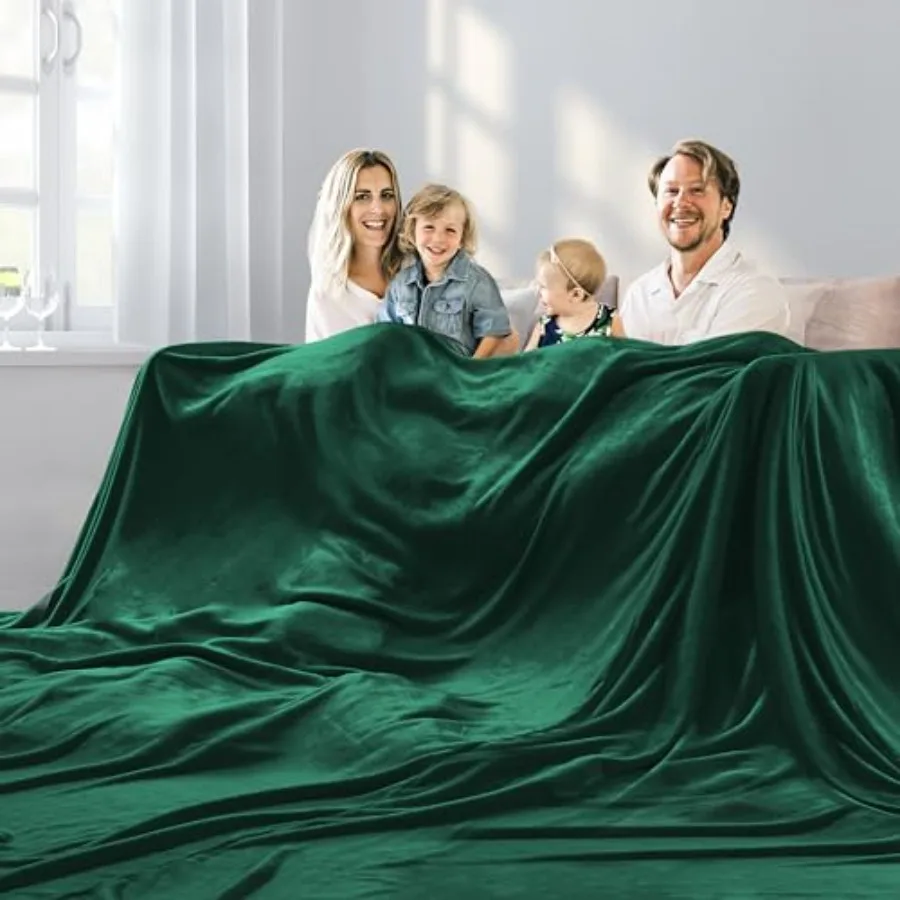 

Oversized Blanket 120x120 Inch, Giant Huge Companion for Bed, Sofa, Travel and Camping, Extra Large Big Soft Blanket Fits The W