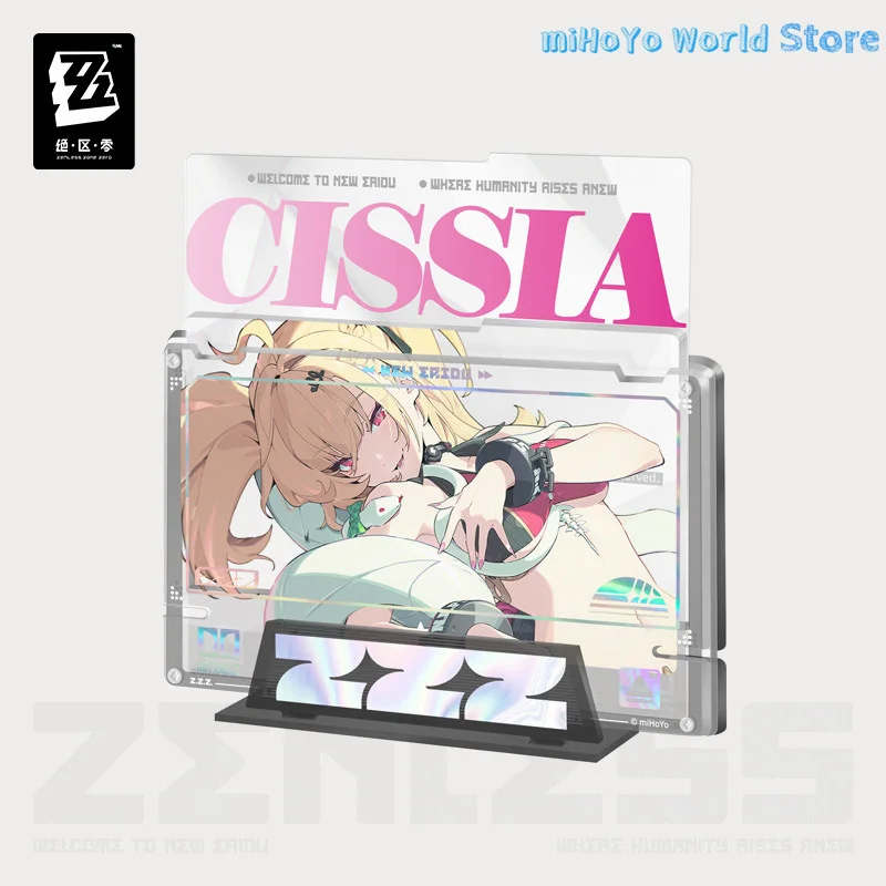 Original ZZZ Shadow and Picture Series: Fixed Frame Acrylic Insert Set Official Zenless Zone Zero Ornament Cissia Acrylic Gifts