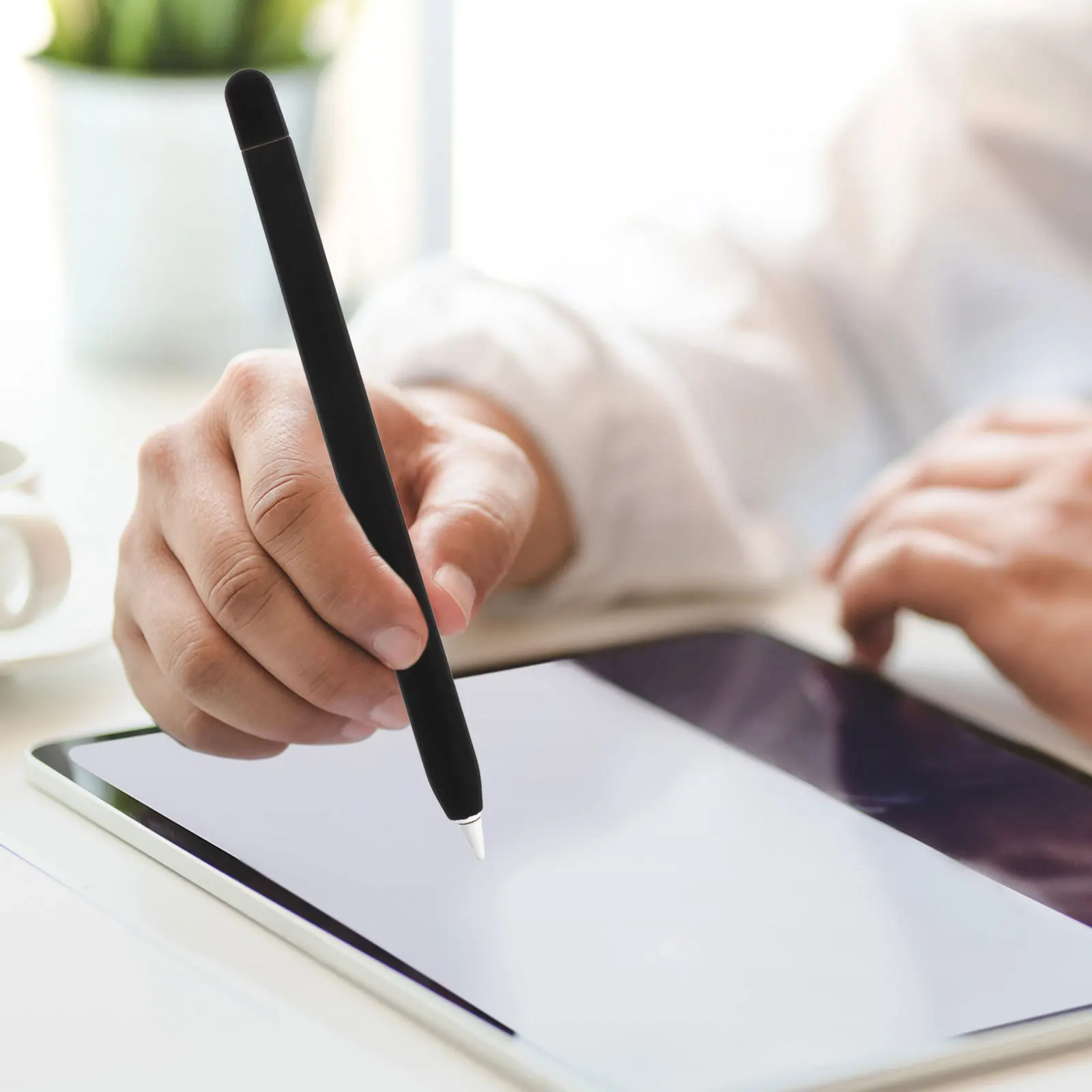 حافظة أقلام من السيليكون حافظة واقية مضادة للانزلاق ومضادة للسقوط، حماية متينة من الخدش لقلم الرصاص 2 #6