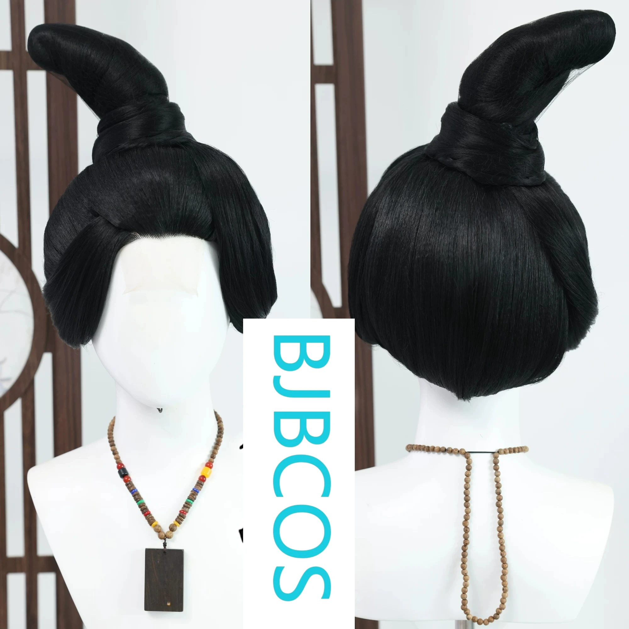 

[Styled Wig]WHERE WINDS MEET Drunken Flower Yin Female Hanfu Cross Haired Tang Style COS Style Wig Set