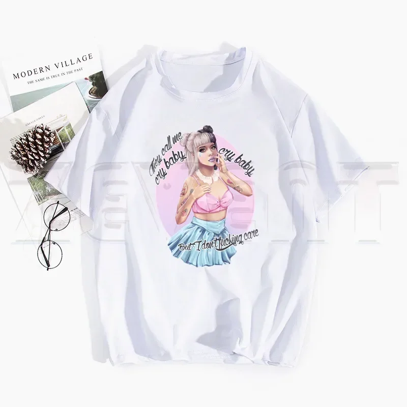 Melanie Martinez Cry Baby Hip Hop Hipster  Printed T Shirts Spring Tops Tees Men Women Short Sleeve Casual T Shirt