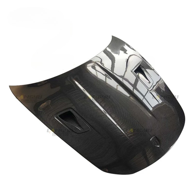 

Подходит для Porsche 718, обновленный сухой капот из углеродного волокна GT4 718, сухой карбоновый чехол, легкий головной убор