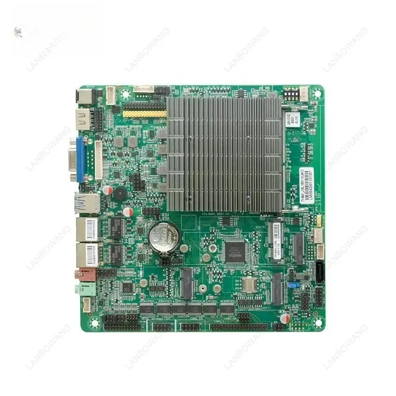 J6412 Quad Core Industrial Motherboard, DDR4 MSATA, VGA LVDS EDP, Dual RJ45 LAN, 6 RS232 COM Ports Embedded Mainboard