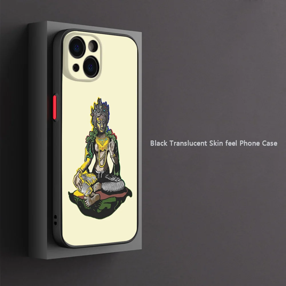 Чехол для телефона Xiaomi 10t Redmi Note 9 10 Pro 9t 9a 9c 10a 10c 9s 10s 8 7 8t Note10 9i Будда Мандала Черный полупрозрачный чехол