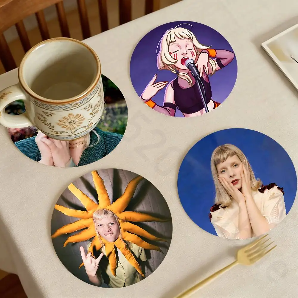 

A-aurora aksnes Wooden Theme Desktop Heat Mats Home Decor Coffee Mug Coasters For Office Restaurant