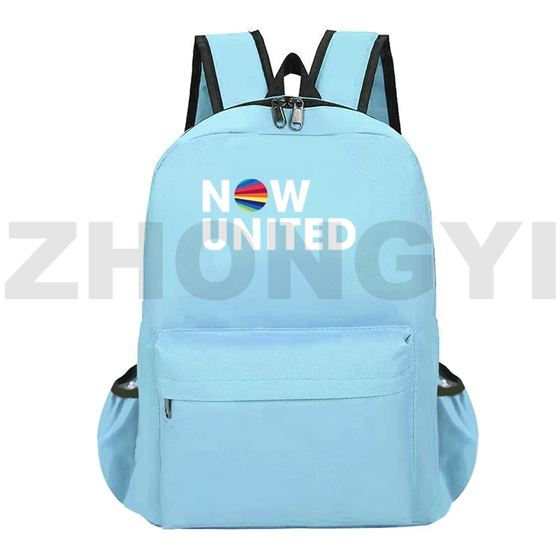 

2022 Now United Backpack for Women Fashion Canvas Mens Bookbag UN Team Small Fancy High School Bags Student Anime Sport Mochila