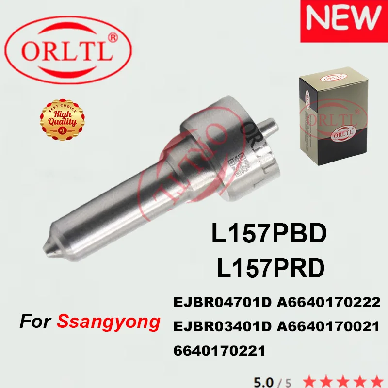 FOR SSANGYONG  INJECTOR A6640170222 EJBR03401D EJBR04701D A6640170021 6640170221 NEW L157PBD SPRAYER NOZZLE TIPS L157PRD DIESEL