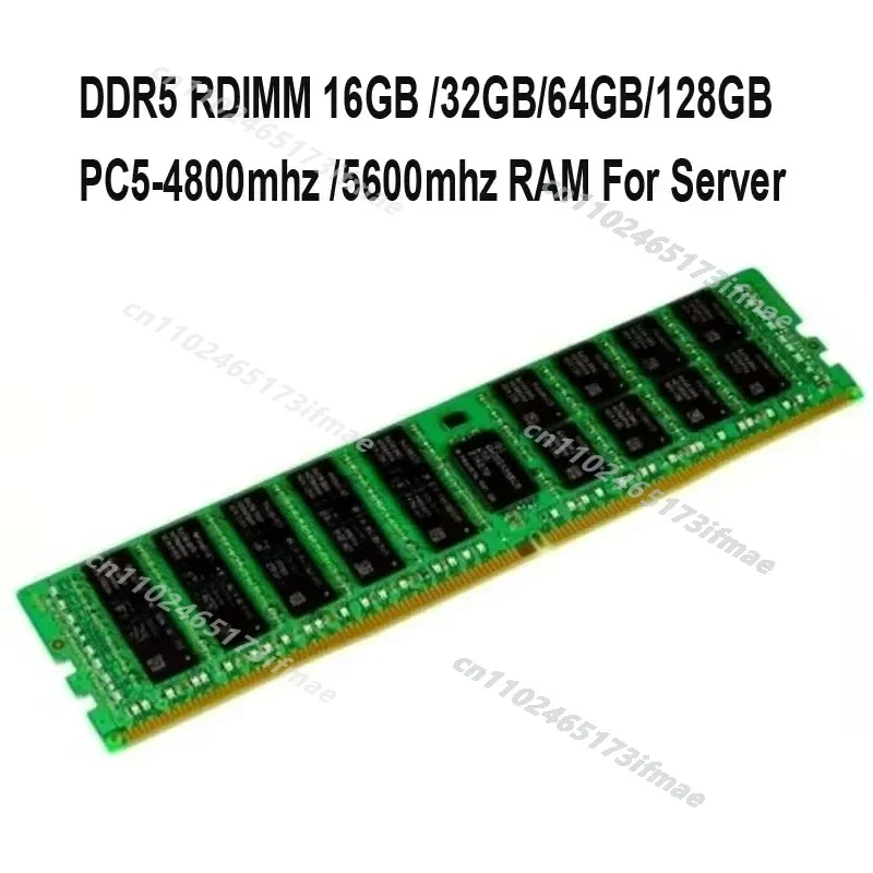 DDR5 16GB 32GB 64GB 128GB 4800Mhz Rdimm RAM RECCメモリ サーバー用