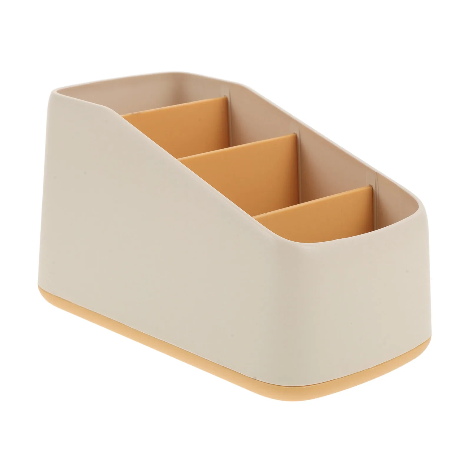 

1Pcs Remote Control Storage Box Creative Plastic Organizer Multi-Grid Makeup Cosmetics Holder for Bedroom Office Bathroom