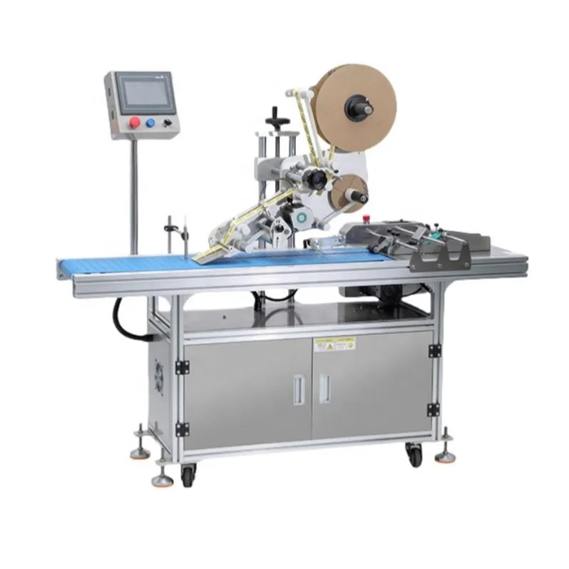 High Speed Full Automatic Desktop Labeling Machine for Paper Box Plastic Bag Flat Bottle Flat Sticker