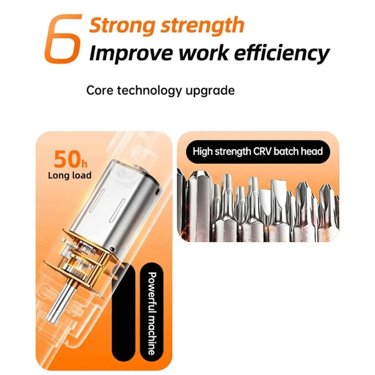 HOUSEHOLD*GOOD Electric Screwdriver Set Power Tool Kit Rechargeable Wireless Small Bits for Mobile Cell Computer Repair