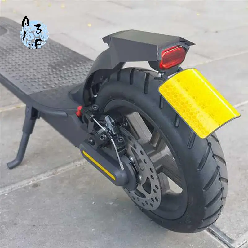 

A13F-Scooter Fenders Rear Parts Accessories With License Plate Flap For Xiaomi Electric Scooters, PRO 2 Black