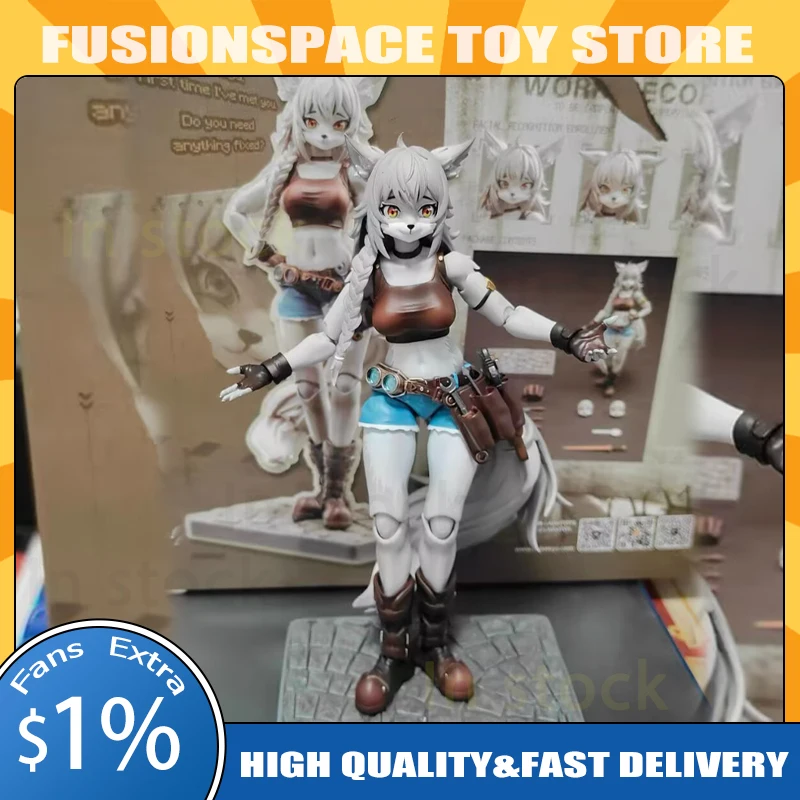 

1/12 In Stock LADoTOYS ERA-001 Liya-Alopex Fix Ver. Model Toys Collectible Fox Beautiful Girl Movable Joints Anime Figure Toy
