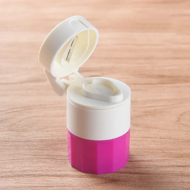 Medicine Splitter Box Storage Pill Crusher Multifunction Portable 4 Layer Powder Tablet Grinder Powder Pill Cutter