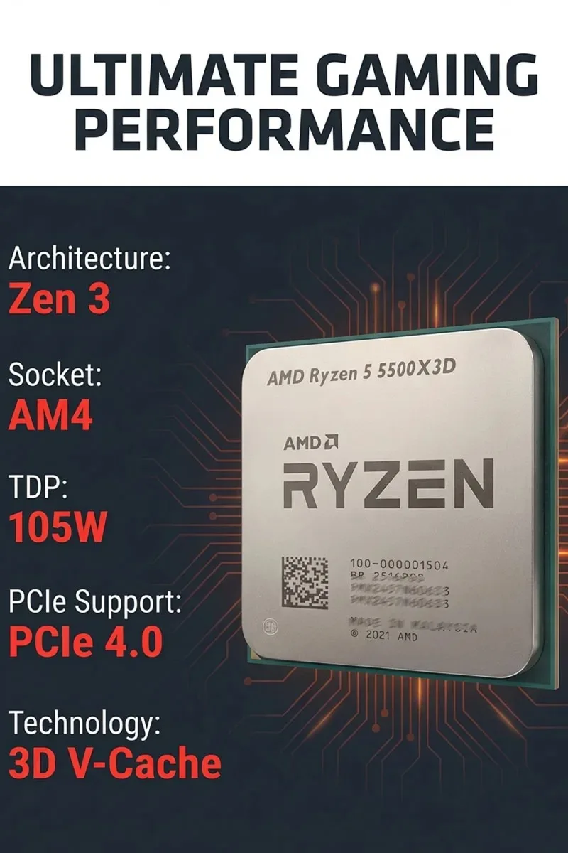 新品未使用☆AMD Ryzen 5 5500X3D Socket AM4 6コア 楽天市場】AMD Ryzen 5 5500 BOX Socket AM4 / 6コア12スレッド / 3.6