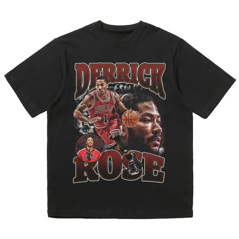

2025 Summer Basketball Character T-Shirt Super Fashion Breathable Shopping Y2Y T-Shirt Camisetas Surf Hombre Camiseta Surf