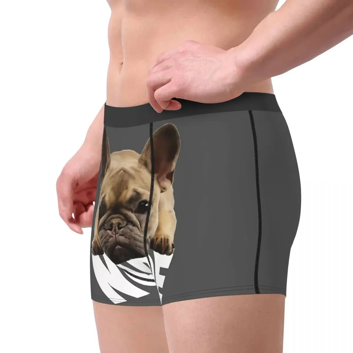 French Bulldog Pet Puppy Nope Underpants Breathbale Panties Male Underwear Sexy Shorts Boxer Briefs