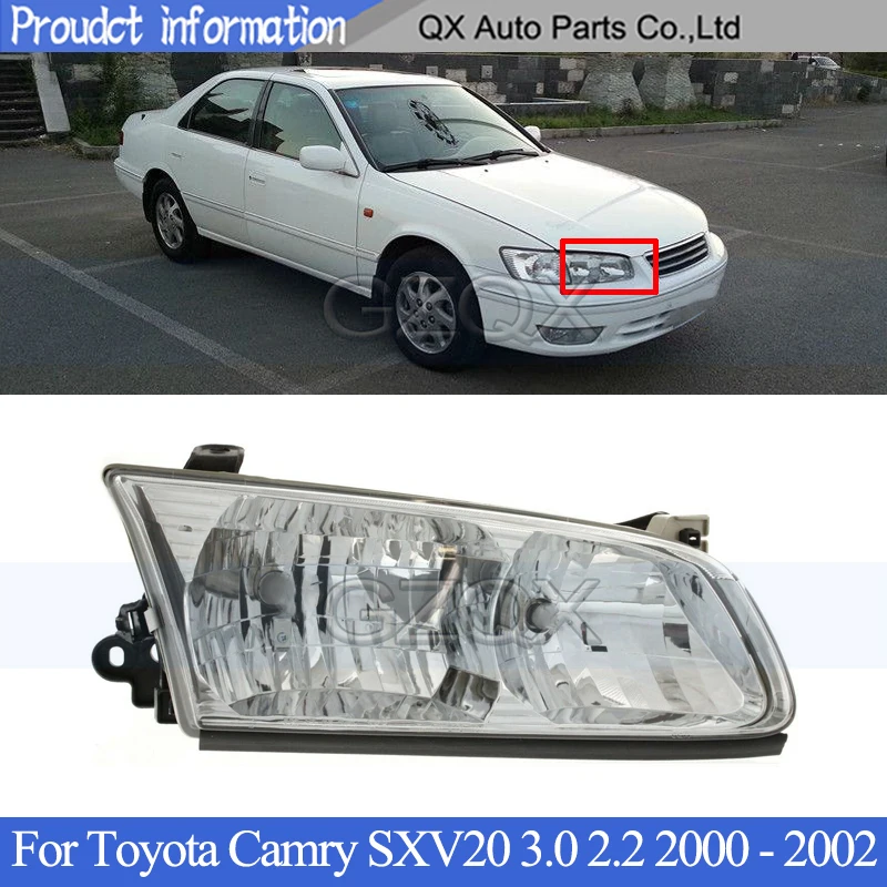 

CAPQX Front bumper head light lamp For Toyota Camry SXV20 3.0 2.2 2000 - 2002 head lamp light headlamp Front bumper headlight