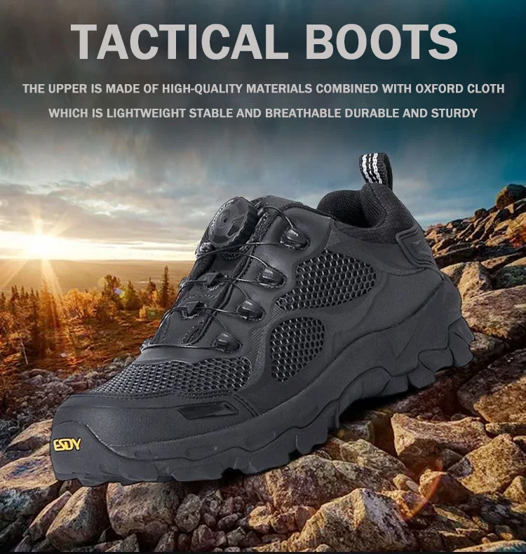 Lynjacye Brand ESDY Quick Lace Knob Quick Response Hiking Boots for Men Women Breathable Outdoor Trekking Boots Sports Sneakers