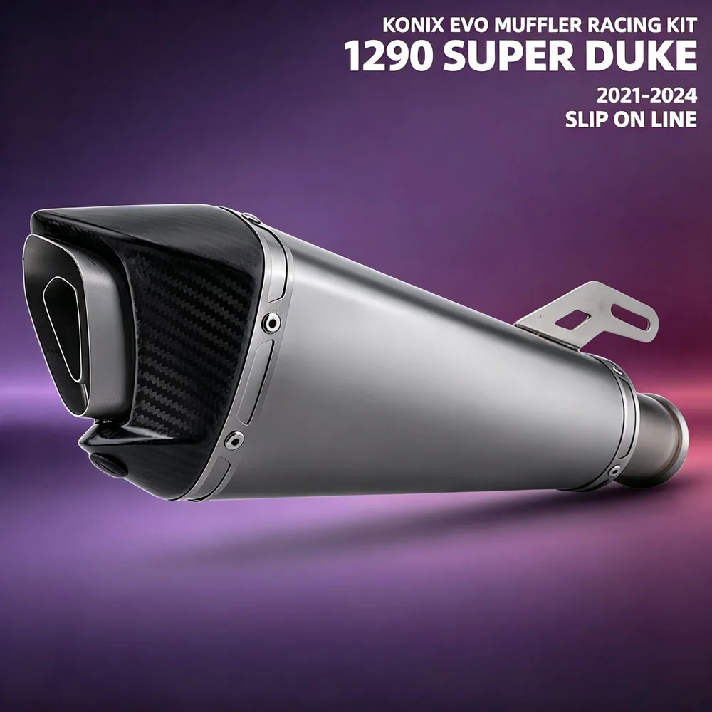 For 1290Superduke 1390Superduke 1290/1390 SuperDuke R/EVO 2021-24 Motorcycle Exhaust Slip On Line Escape Muffler With DB Killer