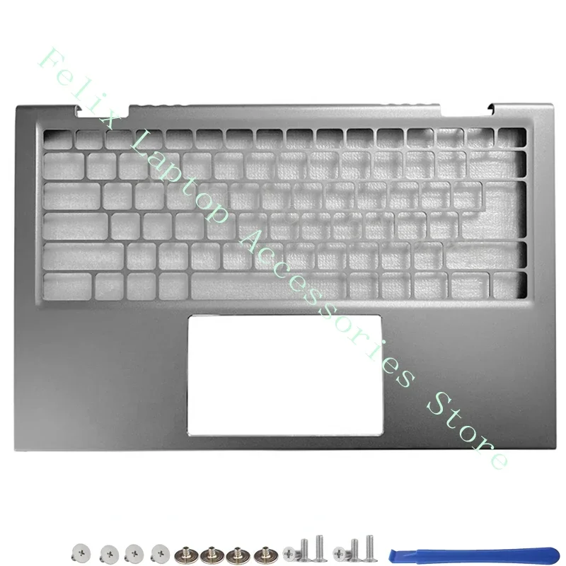 ل lnspiron 5410 5415 2 في 1 كمبيوتر محمول جديد LCD الغطاء الخلفي الغطاء الخلفي Palmrest العلوي استبدال الإسكان الفضة الذهب الأزرق #4