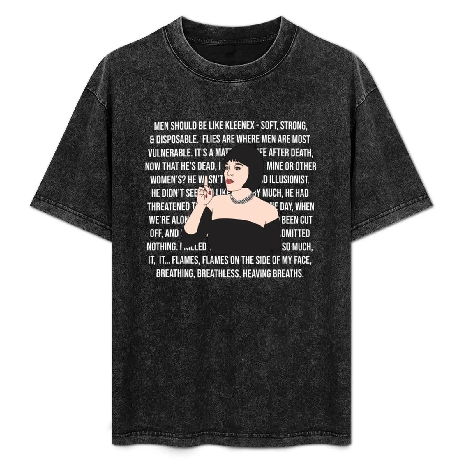 

Mrs White＊s Clue Quotes T-Shirt Summer Casual Loose T-Shirt