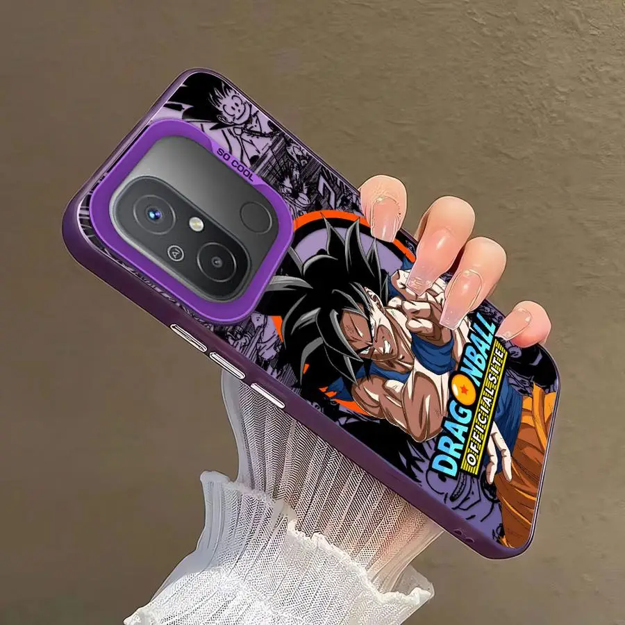 Dragon Ball Cool Saiyan Goku Telefoon Case voor Xiaomi Redmi A4 14C A1 A3 A2 Plus 12 A3x 13C 12C 13 Soft Cover