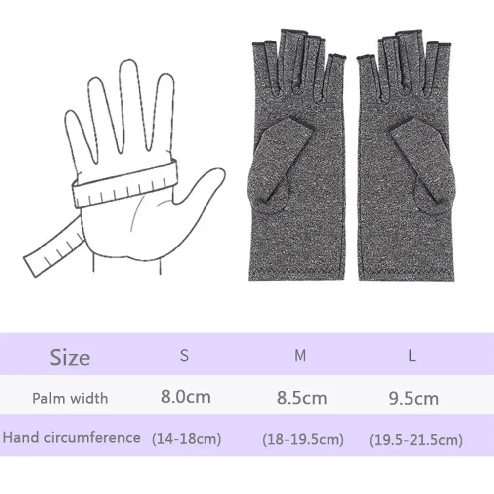 1 Paar Winter-Arthritis-Handschuhe für Damen, rheumatoide Kompressionshandschuhe, Anti-Arthritis-Therapie, Kompressions-Sporthandschuhe, Joint Pai