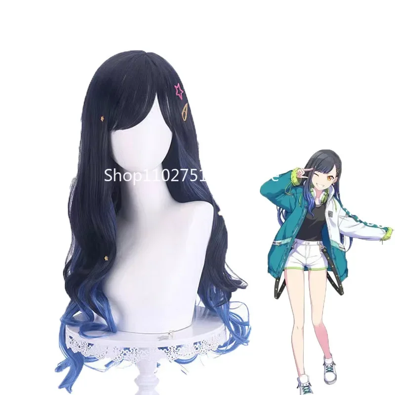 コスプレ用ウィッグ70cm,耐熱性ヘアピース,ステージ用カラー