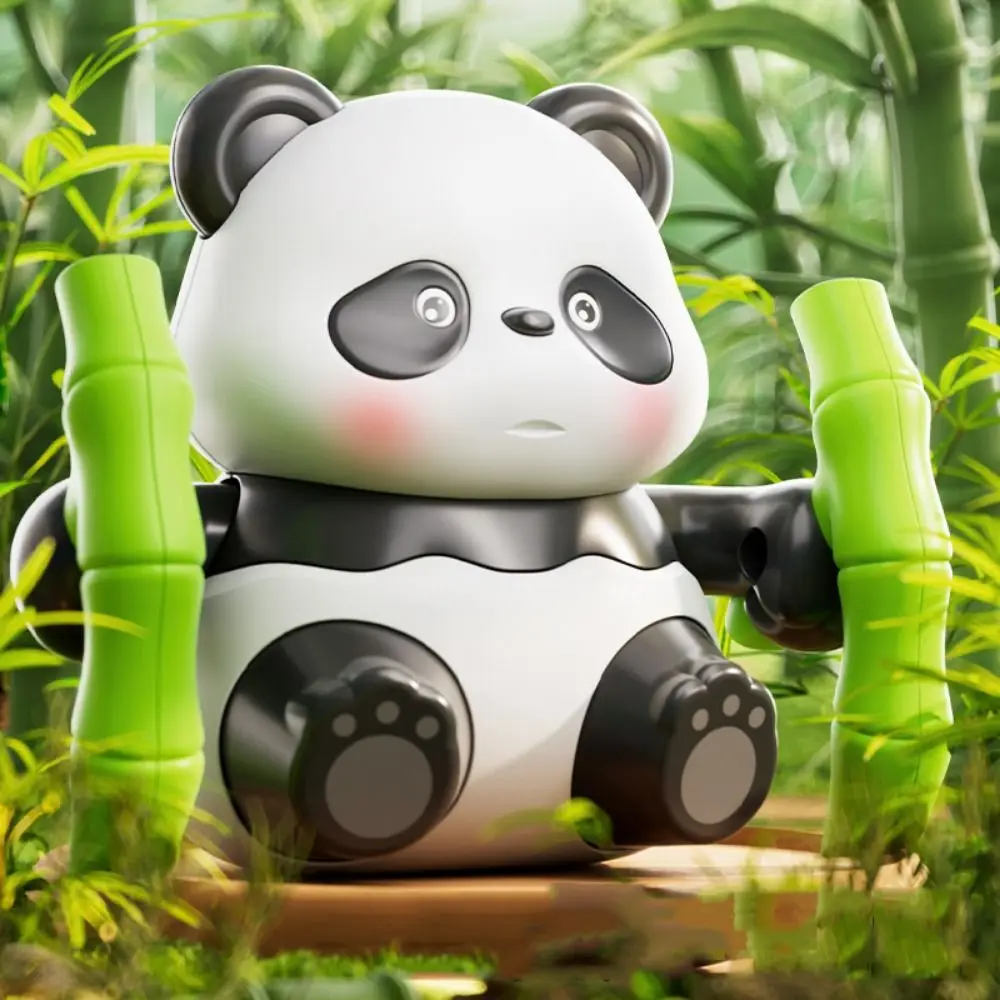 Swing Forward Panda Clockwork Toys Movable Interactive Anime Panda Wind-up Toy Cartoon Cute Swing Walk Crawling Toys