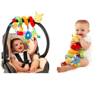 Spiral Chattles Toy for Babies Boys and Girls, Travel Hanging Toys, Activity, Musical, Cribly, Cart, Car, Seat, Beautiful 6 Main Baby Boy Sales - №4