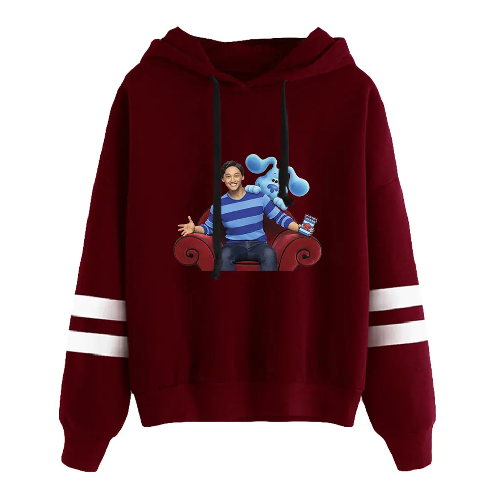 Blue's Big City Adventure Cartoon Movie Unisex Pocketless Parallel Bars Sleeves Sweatshirts Women Men Hoodie Funny Clothes