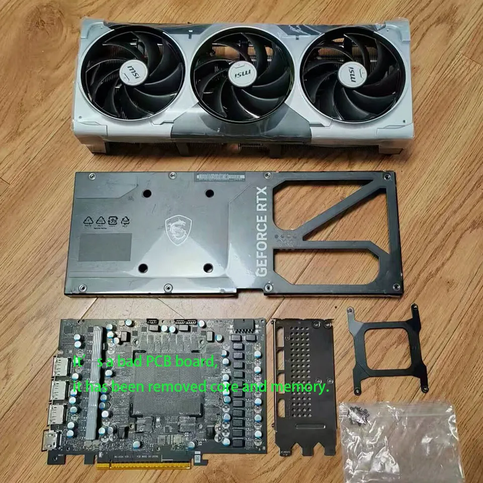 MSI RTX5090 Ventus 3x OCシリーズのヒートシンク冷却ファンまたは不良