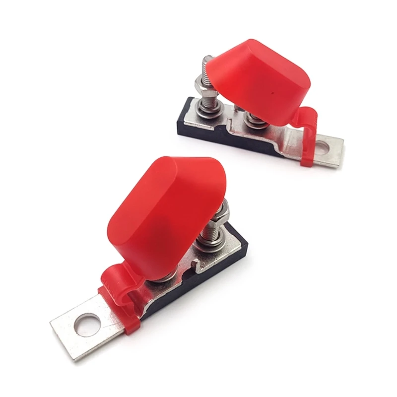 30-300AMP Double Terminals Fuses Block Two Studs Fuses Holder IP66 Waterproof Marine Rating Battery Fuses Holder Compact Mount