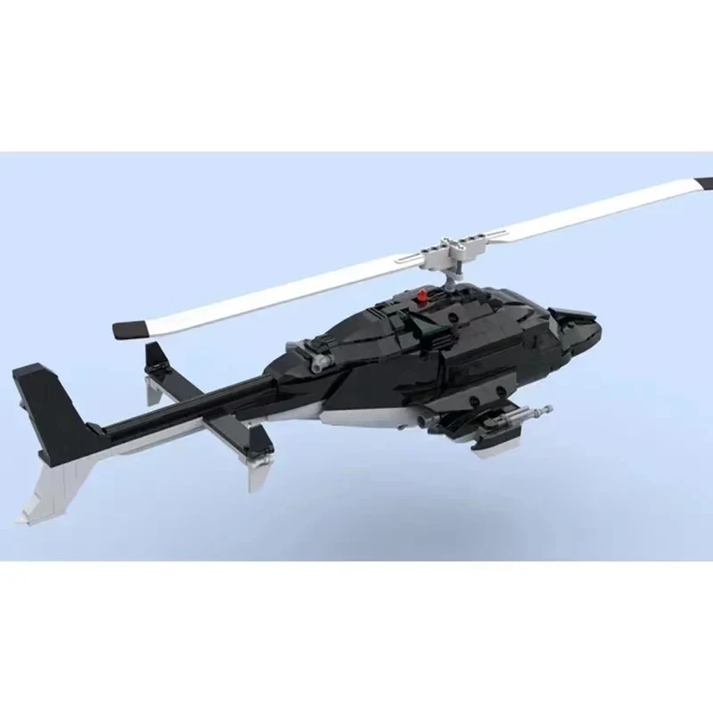 1039 sztuk Airwolf Bell 222 helikopter operacji specjalnej wykonany na zamówienie Moc Model technologia cegły DlY montaż samolot zabawki dla dzieci