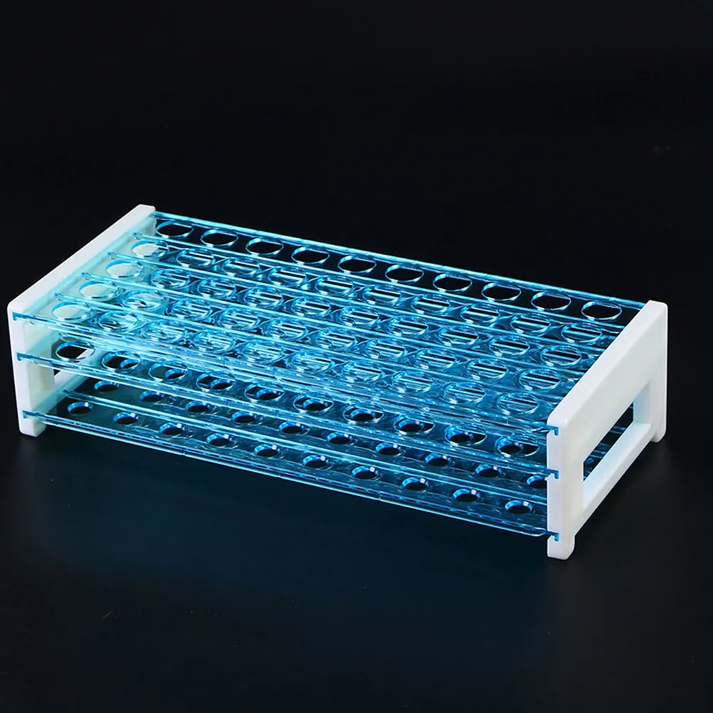 Test Tube Holder 50 Holes Reusable Lightweight Easy to Take Convenient Storage Solution Test Tubes Rack Testing Tube Rack