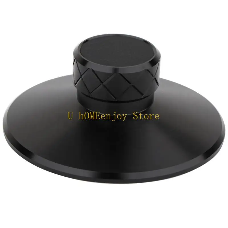 B0KF Aluminum Vinyl Record Disc Turntable for LP Stabilizer Weight Vibration Da