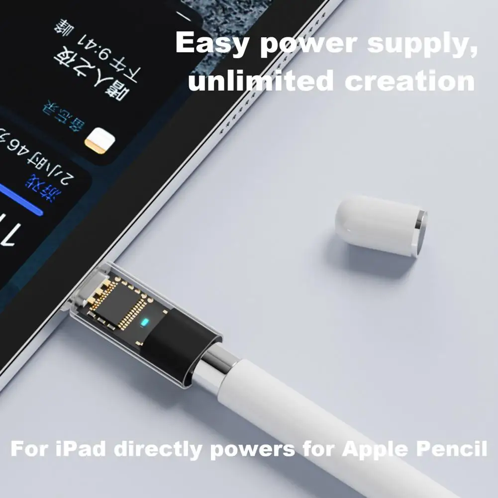 8 Pin Female to Type C Male Adapter for Apple Pencil Charger Universal Type-C Converter Stable No Pop-up Adapter for IPad