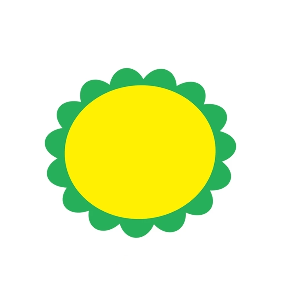 Flower Creative Blank Price Card Explosive Flower Advertising Sign Memo Label