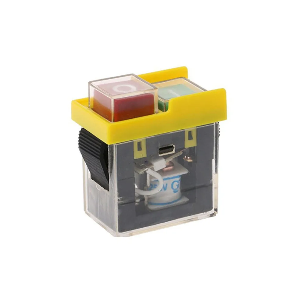 

AC 250V 6A Waterproof Pushbutton Machine Cutter Drill On Off Switches Control Box Switches Electromagnetic