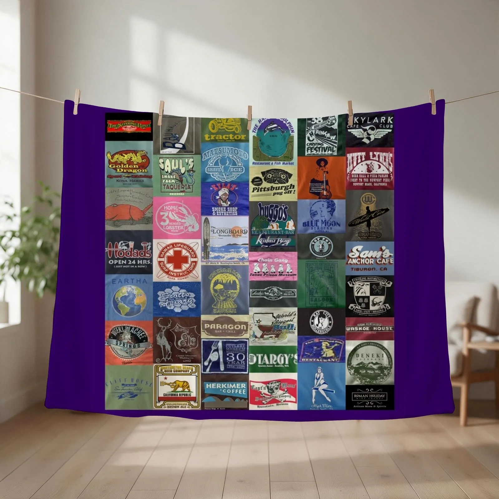 Bella Swan's Eclipse T-shirt Quilt Replica | Twilight Saga Fanart Throw Blanket