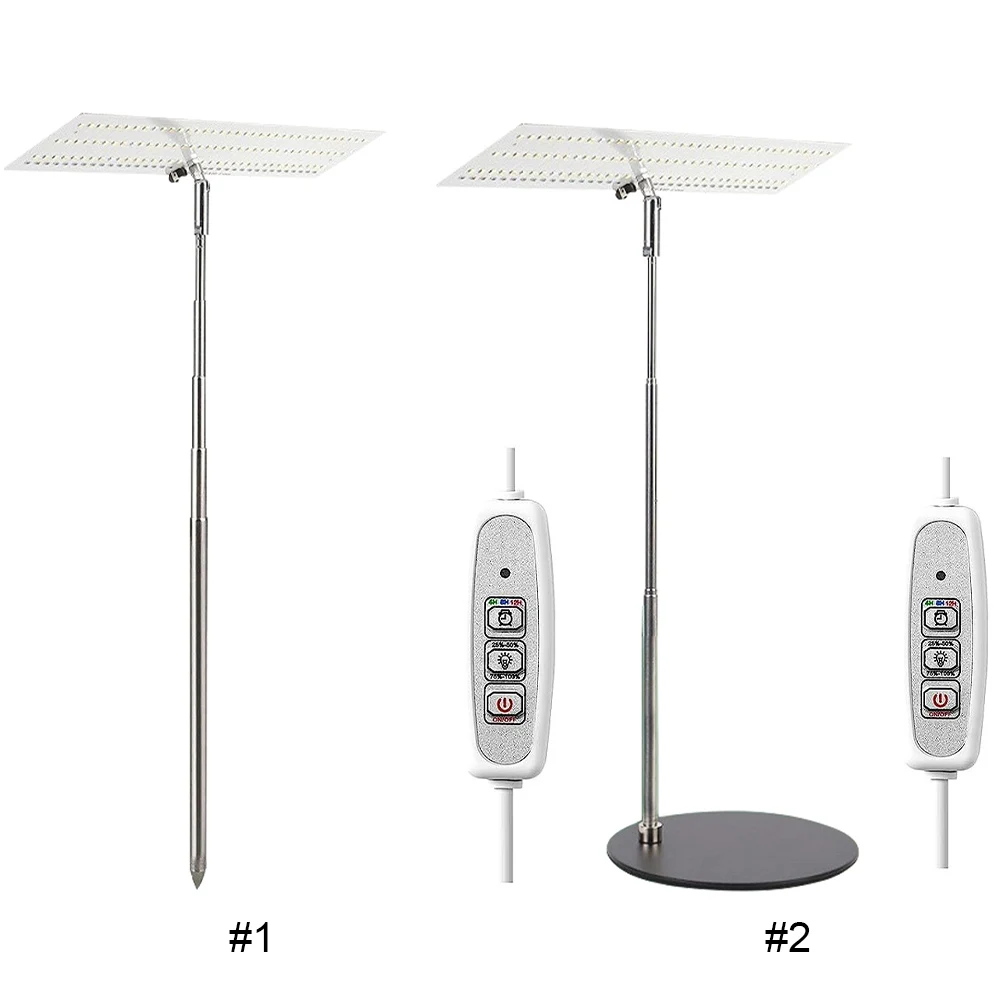 Luz de cultivo hidropónico, fitoamplificador de altura ajustable, luz de cultivo IP54, lámpara de cultivo de escritorio impermeable para invernadero de plantas y flores