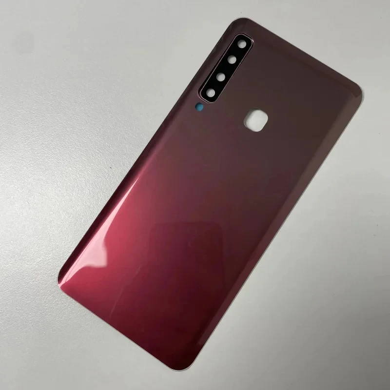 

Для Samsung Galaxy A9 2018 A920 A9S A920F A9200 Стеклянная крышка батарейного отсека Задняя панель Корпус с объективом камеры Замена