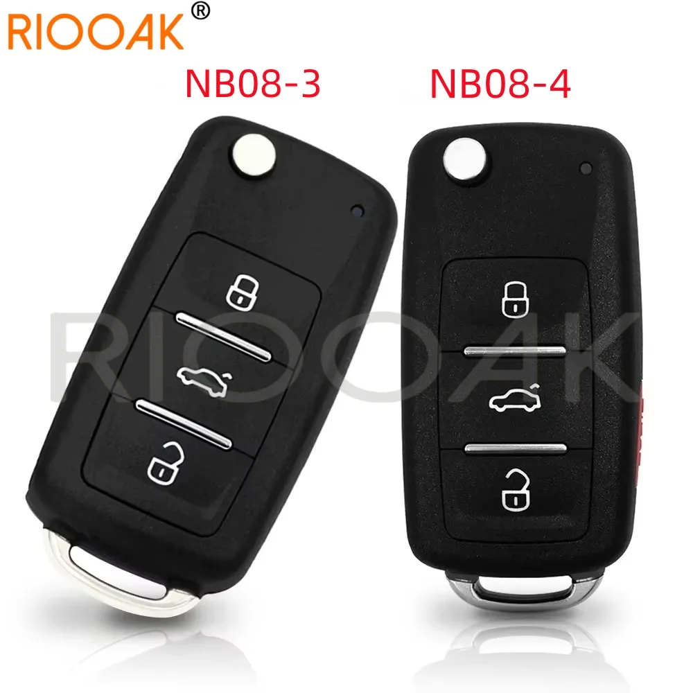 

5 шт. KEYDIY NB08 NB08-3 NB08-4 PCF Универсальные раскладные автомобильные дистанционные ключи для типа V.W