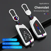 Funda con tapa para llave de coche, accesorios de Interior de coche para Buick Envision, Chevrolet Silverado, Suburban Tahoe Sierra 1500 Yukon