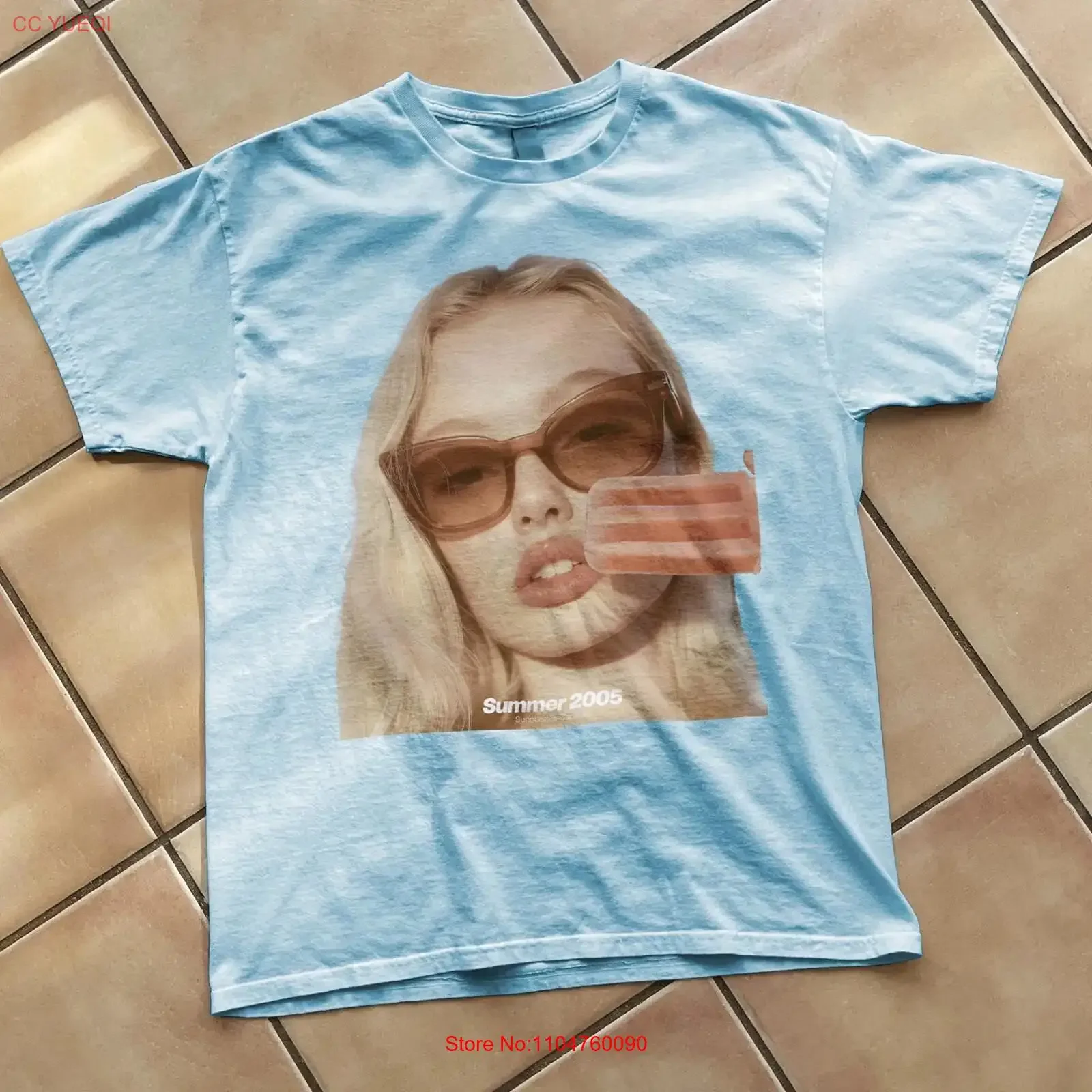 Summer Aesthetic 2005 Sunglasses Capsule marketing campaign y2k vintage tee vintage Washed streetwear Soft