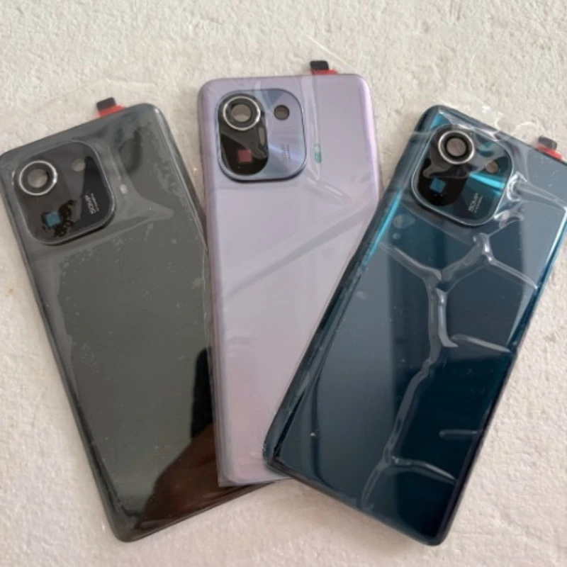 NEW A++ Glass Back Cover For Xiaomi Mi 11 Pro Battery Door Panel Rear Housing Case With Camera Lens Replacement M2102K1AC