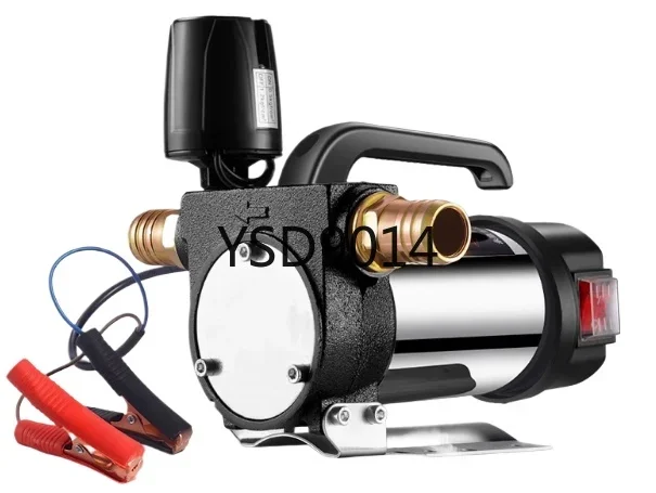 12V/24V/220V Fuel Transfer Pump For Diesel Kerosene 990W Self-Priming Pump Automatically Stop Electric Oil Pump Fuel Dispenser