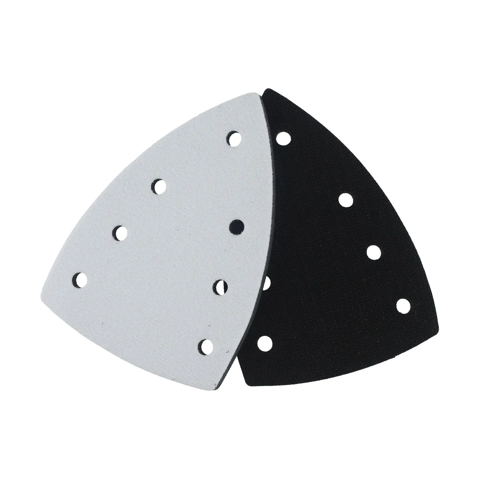 2pcs/set Sanding Pad And Triangle Grinding Disc 7 Hole Sandpaper Backing Pad Sanding Machine Parts Power Tool Accessories
