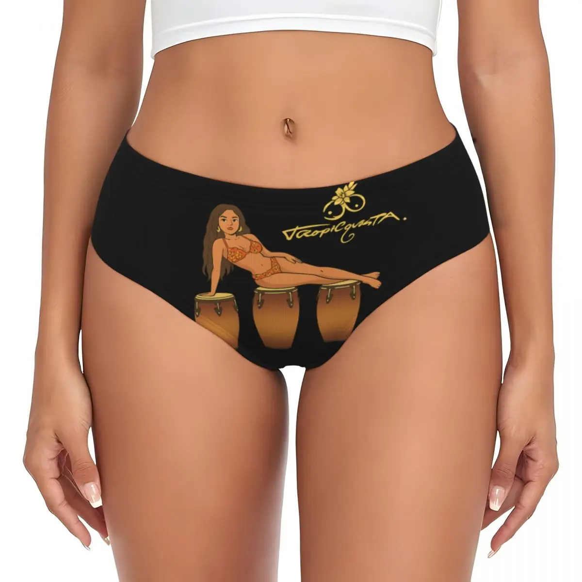 

Karol G Mermaid Reggae Ainger Karol G Tropicoqueta Briefs Underwear Womens Breathable Stretch Shorts Panties Brief Panties
